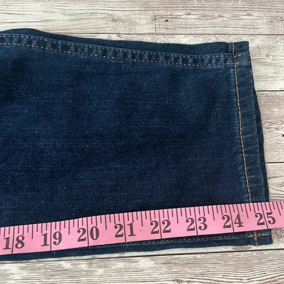 Caslon High Rise Straight Leg Dark Wash Jeans - Picture 6 of 10